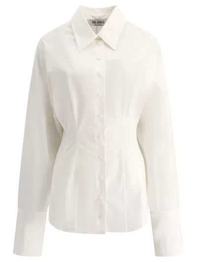 Attico The  Asymmetric Shirt In White