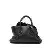 Attico Mini Bag With Structured Shape And Handles In Black