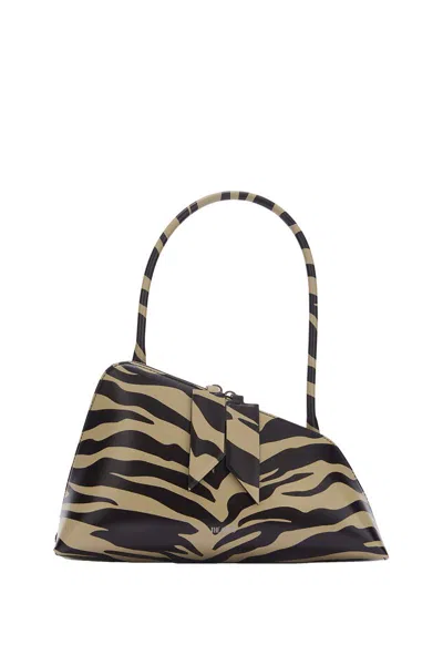 Attico The  Bags In Black/safari