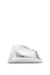 Attico Geometric Clutch In Gray