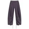 Attico The  Baia Long Cotton Sweat Pants In Grey