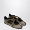 Attico Floor 01 Mesh And Suede Ballerinas Flat