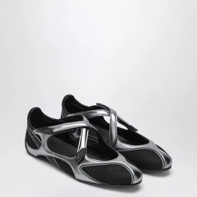 ATTICO THE ATTICO  BALLERINA FLAT FLOOR 01 BLACK