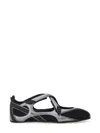 Attico Modern Flat Shoes With Cross-strap Detail