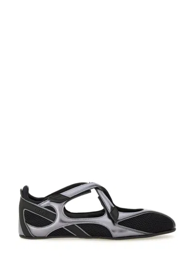 Attico The  Ballerina Flat "floor 1" In Black