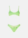 ATTICO THE ATTICO BEACHWEAR GEND - ACID GREEN BIKINI ACID GREEN MAIN FABRIC: 90% NYLON 10% ELASTANE, LINING