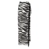 Attico White And Black Pareo In Animal Print