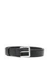 Attico Adjustable Belt Smooth Finish Design In Black