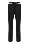 Attico Black Belt Detail Trousers