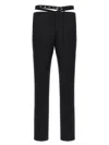 Attico Black Belt Detail Trousers