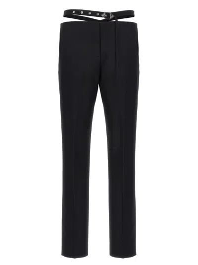 ATTICO THE ATTICO BELT DETAIL TROUSERS