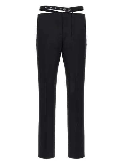 ATTICO THE ATTICO BELT DETAIL TROUSERS