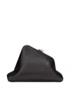 Attico Day Off Shoulder Pouch Bag In Black