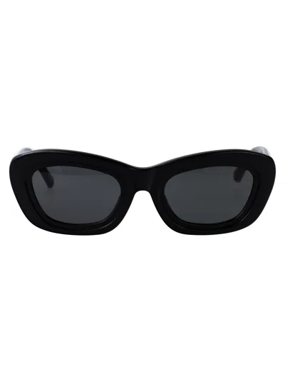 Attico The  Black Acetate Sunglasses