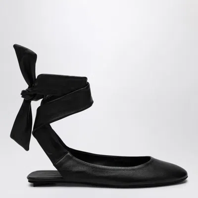 ATTICO THE ATTICO  BLACK CLOE BALLERINA