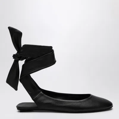 ATTICO THE ATTICO BLACK CLOE BALLERINA