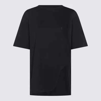 Attico The  Black Cotton T-shirt