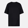 Attico Black Cotton T-shirt