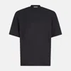 Attico T-shirt Black In Black
