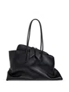 Attico Black La Passeggiata Medium Tote In Black