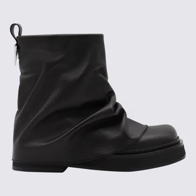 Attico The  Black Leather Boots