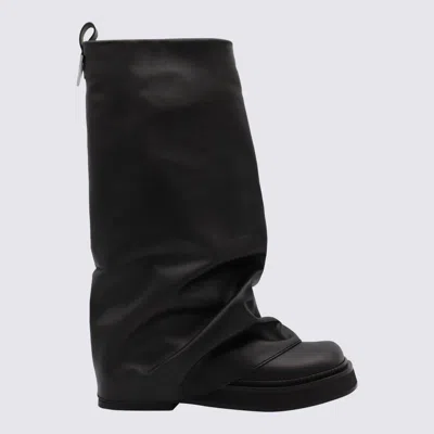 Attico The  Black Leather Boots