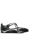 Attico Modern Flat Shoes With Cross-strap Detail