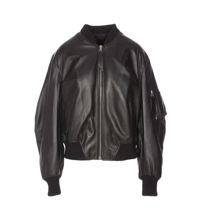Attico The  Black Leather Jackets