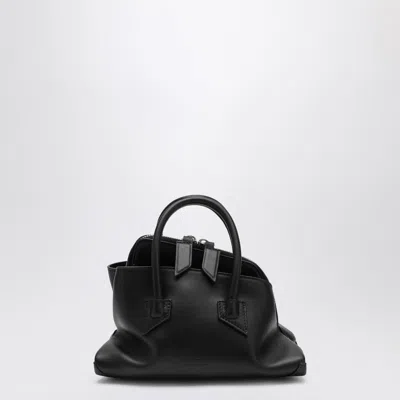 ATTICO BLACK LEATHER LA PASSEGGIATA MINI BAG