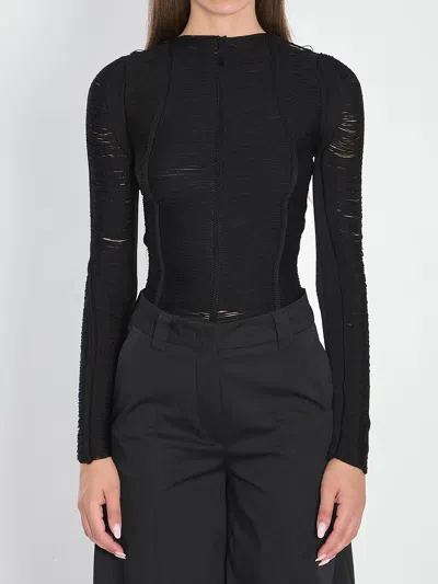 Attico The  Black Sweater