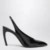 Attico Pointed Toe Slingback Viper Glossy Finish