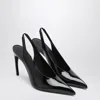 Attico Pointed Toe Slingback Viper Glossy Finish