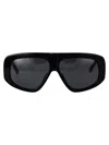 Attico Geometric Sunglasses In Black