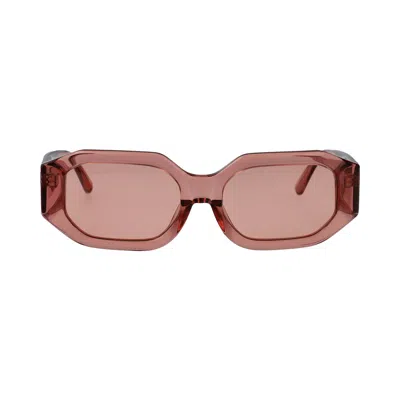 Pre-owned Attico The  Blake Sunglasses 'peach/silver' | Pink | Women's Size Onesize