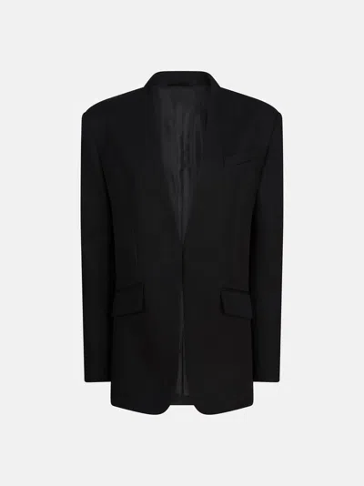 ATTICO THE ATTICO BLAZERS GEND - BLACK JACKET BLACK MAIN MATERIAL: 100% VIRGIN WOOL, LINING: 100% VISCOSE