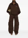 Attico Blouson Double In Brown