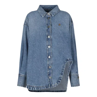 Attico The  Blue Cotton Shirt