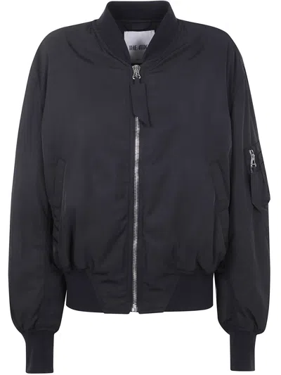 Attico The  Bomber Clothing In Black