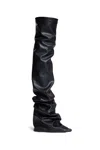 Attico Robin Over-the-knee Stiletto Heel Boot In Black