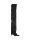 Attico Robin Over-the-knee Stiletto Heel Boot In Black