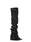 Attico Robin Over-the-knee Stiletto Heel Boot In Black