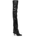 Attico 95mm "robin Otk" Thigh-length Boots In Black