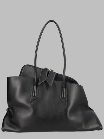 Attico The  Borsa "la Passeggiata" Medium In Black