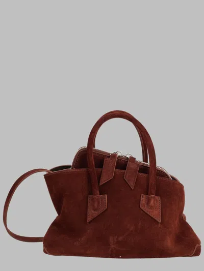 Attico The  Borsa "la Passeggiata" Mini In Brown