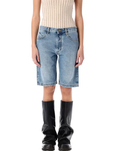 ATTICO THE ATTICO BOYFRIEND SHORT DENIM PANTS