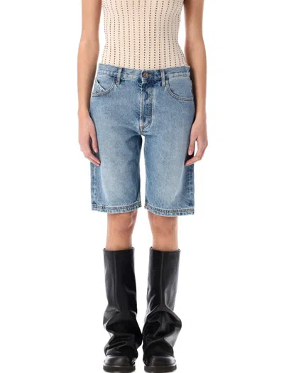 ATTICO THE ATTICO BOYFRIEND SHORT DENIM PANTS