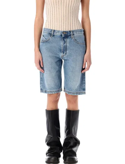 ATTICO THE ATTICO BOYFRIEND SHORT DENIM PANTS