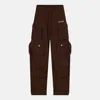 Attico Cargo Sweatpants In Burgundy