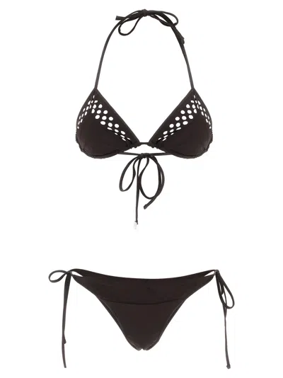 Attico The  Brown Polyamide Women's Bikini