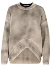 Attico The  Brown Wool Blend Sweater In Brown